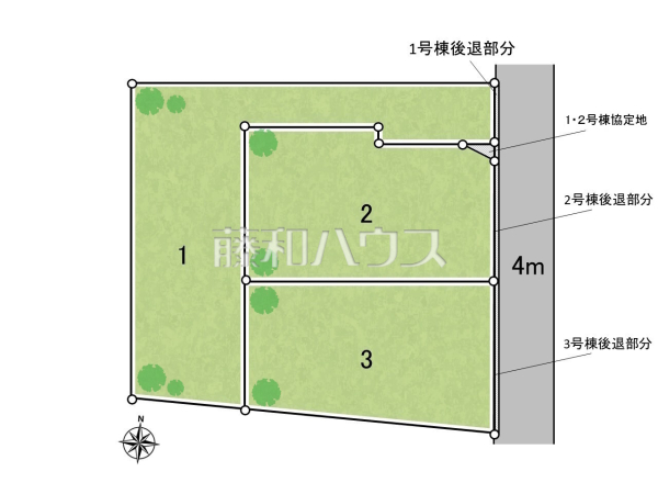 全体区画図 【練馬区桜台1丁目】 全体区画図 【練馬区桜台1丁目】