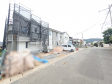2号棟 接道状況および現場風景 【福岡市城南区樋井川7丁目】 2号棟 接道状況および現場風景 【福岡市城南区樋井川7丁目】