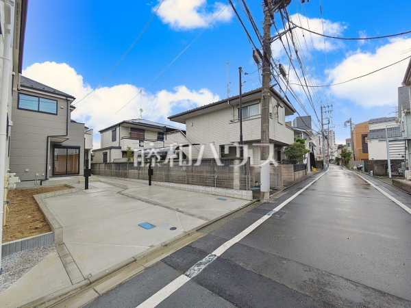 接道状況および現場風景 【多摩市一ノ宮2丁目】 接道状況および現場風景 【多摩市一ノ宮2丁目】