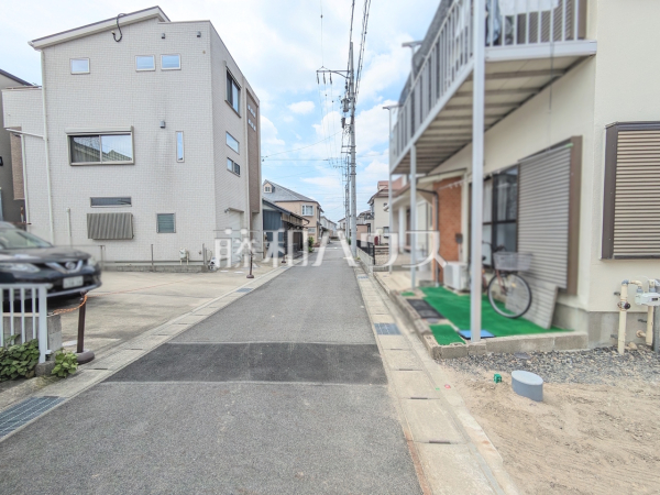 接道状況および現場風景 【春日井市上条町9丁目】 接道状況および現場風景 【春日井市上条町9丁目】