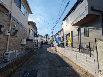 接道状況および現場風景 【府中市若松町3丁目】/撮影日2026/10/09