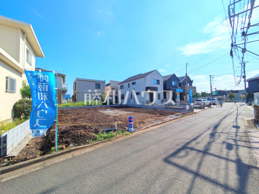 接道状況および現場風景 【三鷹市牟礼5丁目】