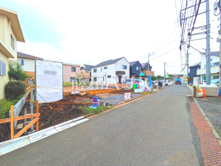 接道状況および現場風景 【三鷹市牟礼5丁目】/撮影日2026/09/10