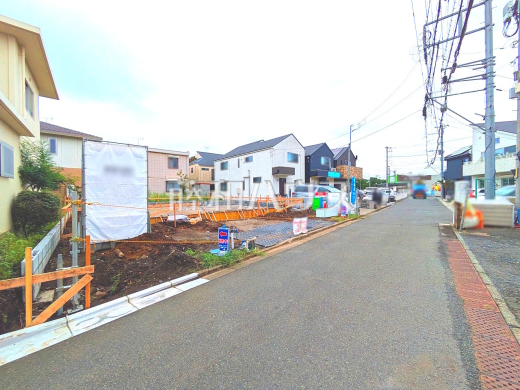 接道状況および現場風景 【三鷹市牟礼5丁目】