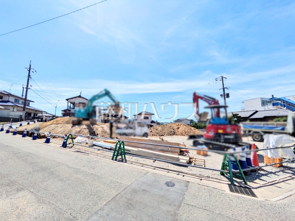 接道状況および現場風景 【福岡市東区青葉6丁目】 接道状況および現場風景 【福岡市東区青葉6丁目】