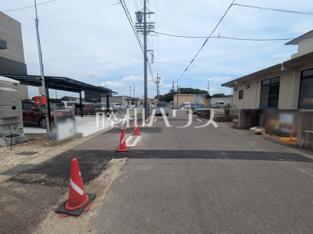 接道状況および現場風景 【西春日井郡豊山町大字豊場字新栄】/撮影日2026/07/30