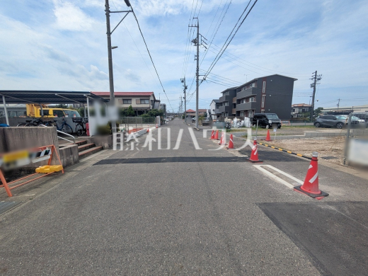 接道状況および現場風景 【西春日井郡豊山町大字豊場字新栄】