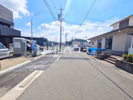 接道状況および現場風景 【西春日井郡豊山町大字豊場字新栄】/撮影日2026/09/05