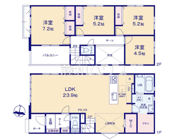 間取図 【福岡市南区鶴田2丁目】 間取図 【福岡市南区鶴田2丁目】