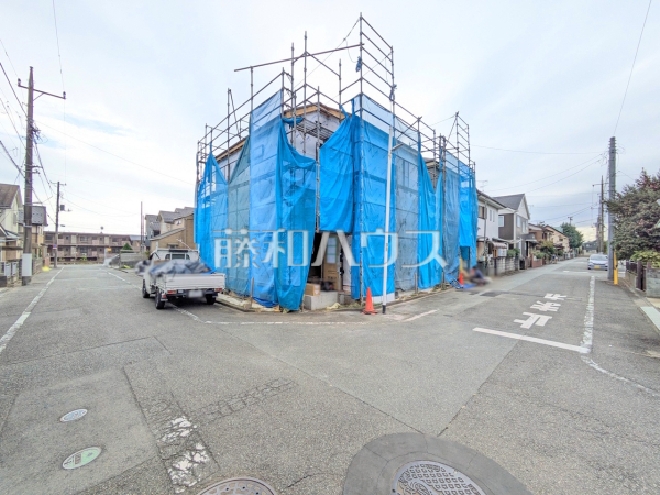 接道状況および現場風景 【昭島市宮沢町2丁目】 接道状況および現場風景 【昭島市宮沢町2丁目】