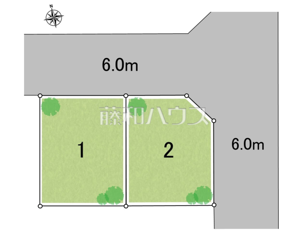 全体区画図 【昭島市宮沢町2丁目】 全体区画図 【昭島市宮沢町2丁目】