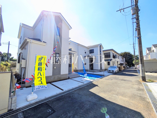 接道状況および現場風景 【八王子市富士見町】 平日のご案内も可能です。まずはお気軽にお問合せ下さいませ。