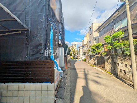 接道状況および現場風景 【中野区白鷺3丁目】/撮影日2026/09/17