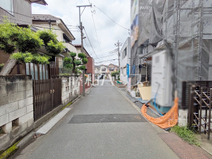 接道状況および現場風景