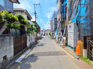接道状況および現場風景
