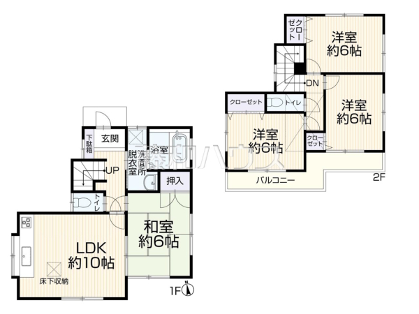 間取図 【八王子市中野上町3丁目】 間取図 【八王子市中野上町3丁目】