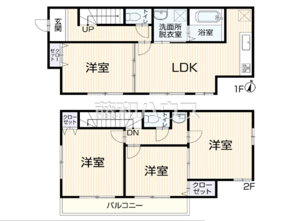 間取図 【東久留米市下里5丁目】 間取図 【東久留米市下里5丁目】