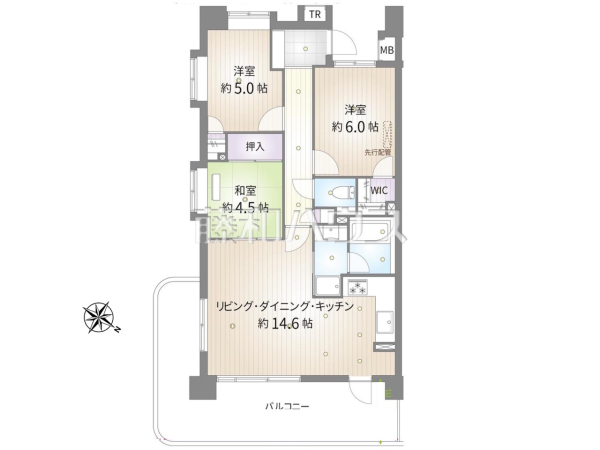 間取図 【ダイアパレス高尾Ⅱ】 間取図 【ダイアパレス高尾Ⅱ】
