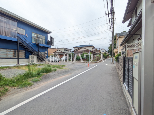 接道状況および現場風景 【小平市学園西町3丁目】 接道状況および現場風景 【小平市学園西町3丁目】