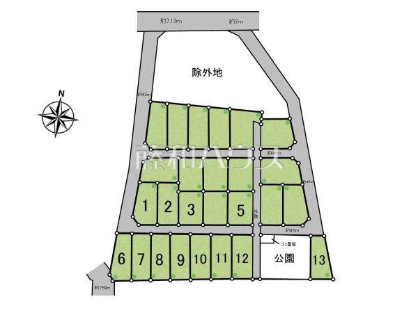 全体区画図 【志木市中宗岡1丁目】 全体区画図 【志木市中宗岡1丁目】