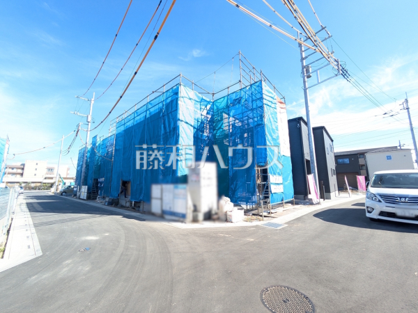 接道状況および現場風景 【志木市中宗岡1丁目】 接道状況および現場風景 【志木市中宗岡1丁目】
