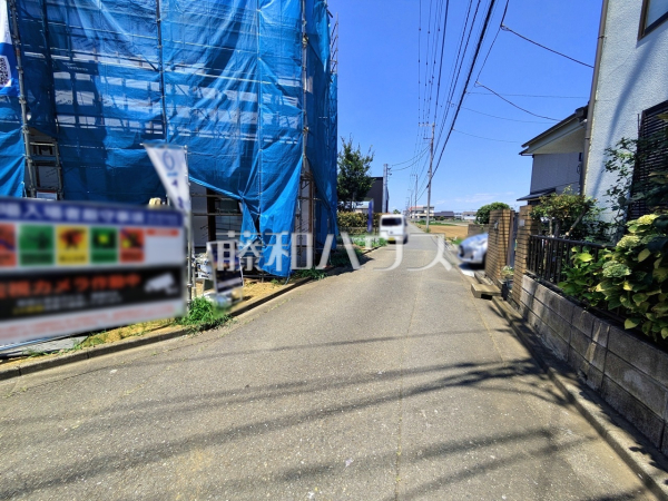 接道状況および現場風景 【小平市鈴木町1丁目】 接道状況および現場風景 【小平市鈴木町1丁目】