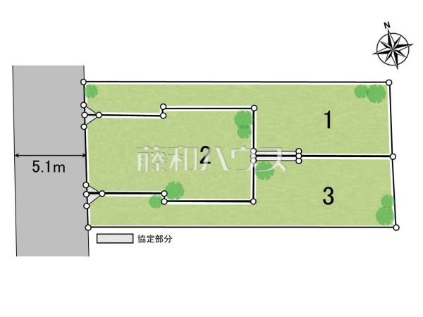全体区画図 【杉並区阿佐谷北6丁目】 全体区画図 【杉並区阿佐谷北6丁目】