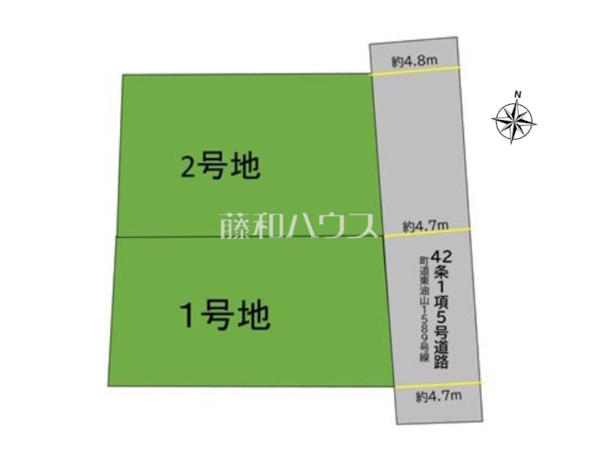 全体区画図 【福岡市城南区東油山4丁目】 全体区画図 【福岡市城南区東油山4丁目】