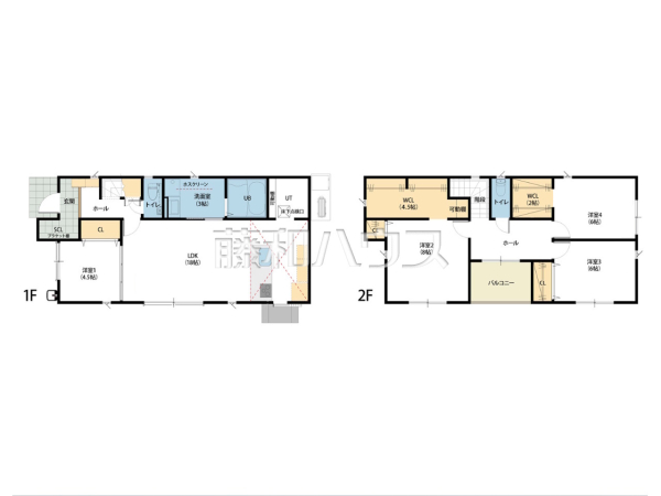 間取図 【糟屋郡粕屋町大字仲原】 間取図 【糟屋郡粕屋町大字仲原】