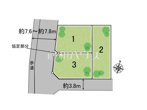 全体区画図 【福岡市早良区有田2丁目】 全体区画図 【福岡市早良区有田2丁目】