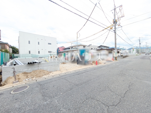 接道状況および現場風景 【福岡市早良区有田2丁目】 接道状況および現場風景 【福岡市早良区有田2丁目】
