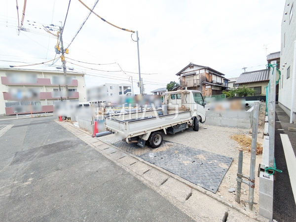 接道状況および現場風景 【福岡市早良区有田2丁目】 接道状況および現場風景 【福岡市早良区有田2丁目】