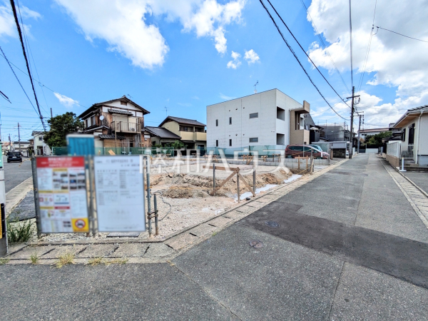 接道状況および現場風景 【福岡市早良区有田2丁目】 接道状況および現場風景 【福岡市早良区有田2丁目】