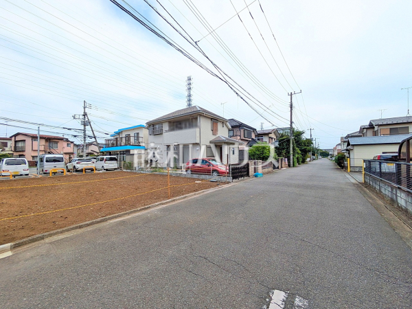 接道状況および現場風景 【立川市若葉町2丁目】 接道状況および現場風景 【立川市若葉町2丁目】