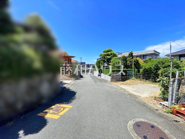 接道状況および現場風景 【福岡市東区水谷2丁目】 接道状況および現場風景 【福岡市東区水谷2丁目】