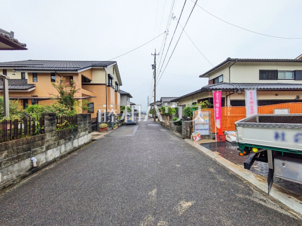 接道状況および現場風景 【春日井市坂下町5丁目】 接道状況および現場風景 【春日井市坂下町5丁目】