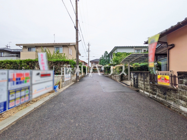 接道状況および現場風景 【春日井市坂下町5丁目】 接道状況および現場風景 【春日井市坂下町5丁目】