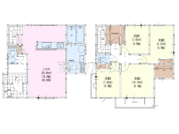 間取図 【福岡市早良区小田部1丁目】 間取図 【福岡市早良区小田部1丁目】