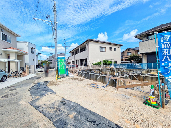接道状況および現場風景 【福岡市早良区小田部1丁目】 接道状況および現場風景 【福岡市早良区小田部1丁目】