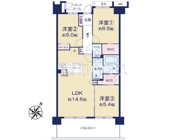 間取図 【オーベル豊田旭が丘壱番館】 間取図 【オーベル豊田旭が丘壱番館】