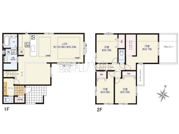 間取図 【八王子市北野台3丁目】 間取図 【八王子市北野台3丁目】