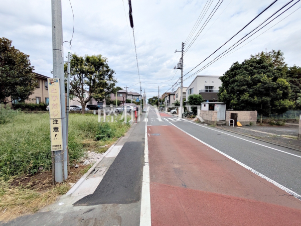 接道状況および現場風景 【杉並区上井草3丁目】 接道状況および現場風景 【杉並区上井草3丁目】
