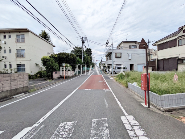 接道状況および現場風景 【杉並区上井草3丁目】 接道状況および現場風景 【杉並区上井草3丁目】