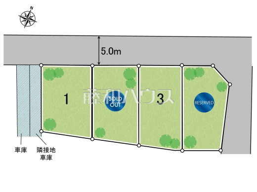 全体区画図 【東久留米市南沢1丁目】西武池袋線「東久留米」駅 徒歩14分!「ひばりヶ丘」駅 徒歩21分!!