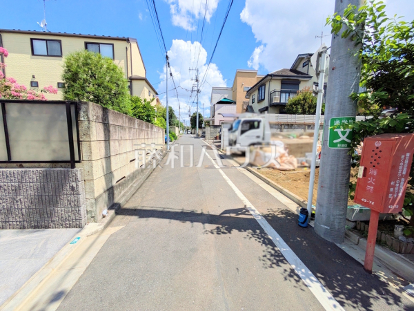 接道状況および現場風景 【杉並区西荻南1丁目】 接道状況および現場風景 【杉並区西荻南1丁目】
