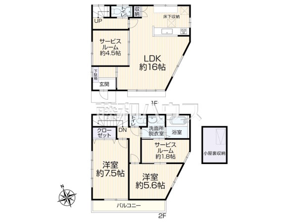 間取図 【西東京市芝久保町5丁目】 間取図 【西東京市芝久保町5丁目】