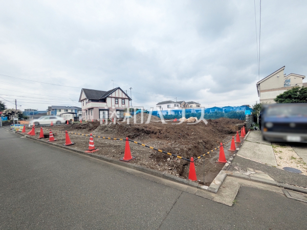接道状況および現場風景 【狛江市猪方3丁目】 接道状況および現場風景 【狛江市猪方3丁目】