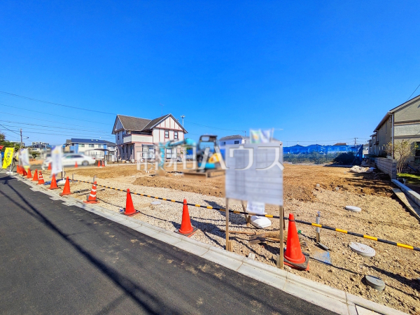 接道状況および現場風景 【狛江市猪方3丁目】 接道状況および現場風景 【狛江市猪方3丁目】