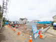 接道状況および現場風景 【狛江市猪方3丁目】 接道状況および現場風景 【狛江市猪方3丁目】