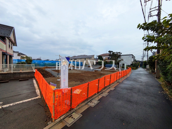 接道状況および現場風景 【狛江市猪方3丁目】 接道状況および現場風景 【狛江市猪方3丁目】